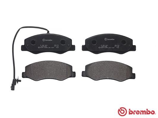 BREMBO Bremsbelagsatz, Scheibenbremse (P 68 061)