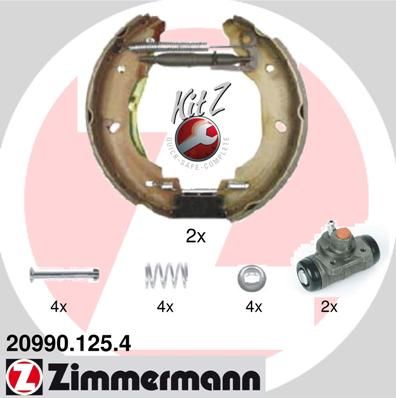 ZIMMERMANN Bremsbackensatz (20990.125.4)