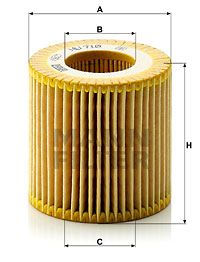 MANN-FILTER Ölfilter (HU 710 x) Thumbnail