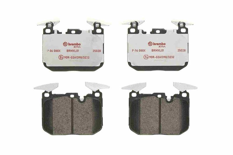 BREMBO Bremsbelagsatz, Scheibenbremse (P 06 088X)