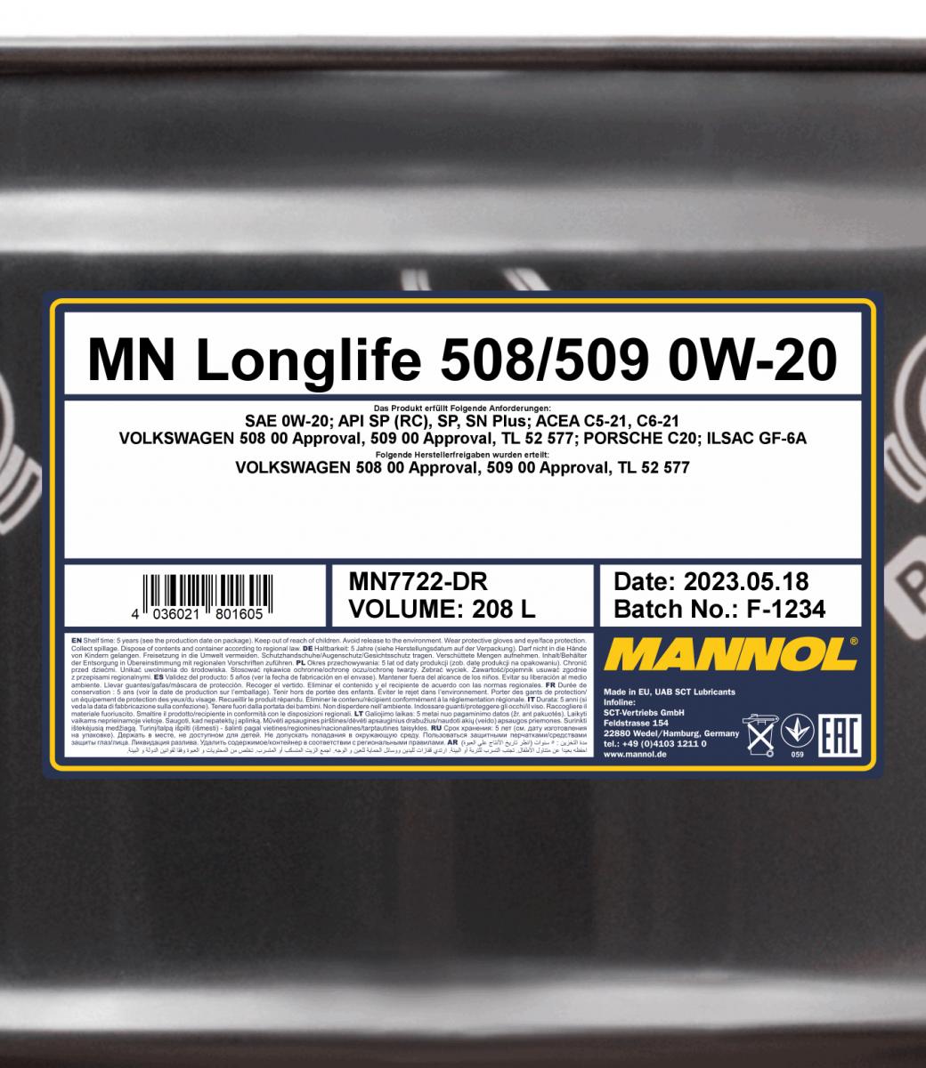 MN Longlife 508/509 0W-20