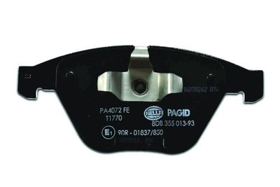 HELLA Bremsbelagsatz, Scheibenbremse (8DB 355 013-931)