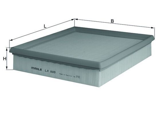 KNECHT Luftfilter (LX 889)