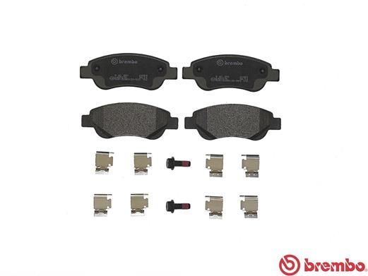 BREMBO Bremsbelagsatz, Scheibenbremse (P 61 081)