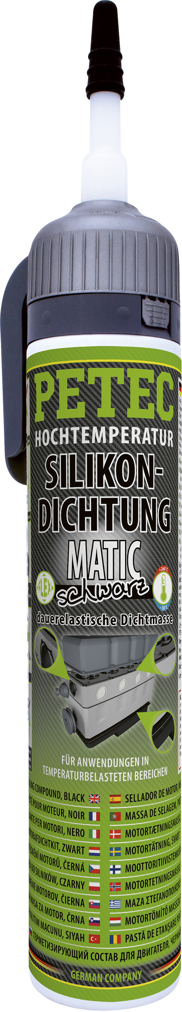 Silikon MATIC schwarz 200ml