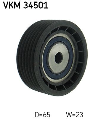 SKF Umlenk-/Führungsrolle, Keilrippenriemen (VKM 34501)