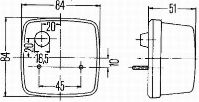 HELLA Blinkleuchte (2BE 003 014-251)