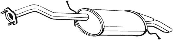 BOSAL Endschalldämpfer (278-231) Thumbnail