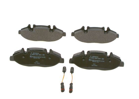 BOSCH Bremsbelagsatz, Scheibenbremse (0 986 494 081)
