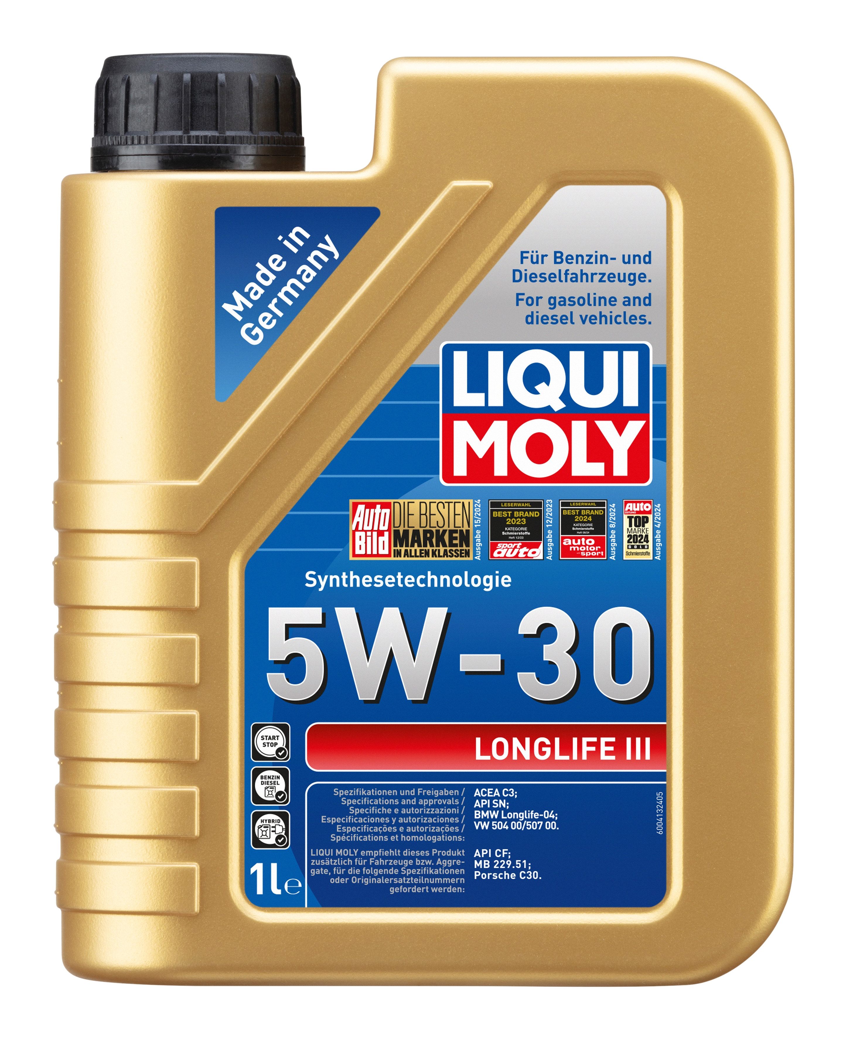LIQUI MOLY Longlife III 5W-30, 1 l (20646) Thumbnail