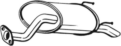 BOSAL Endschalldämpfer (163-395)