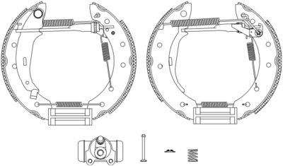 HELLA Bremsbackensatz (8DB 355 004-431)