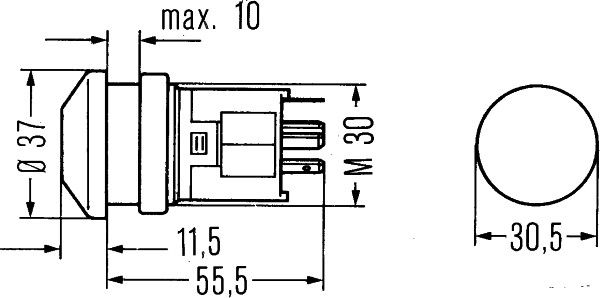 HELLA Warnblinkschalter (6HF 003 916-031)