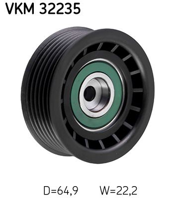 SKF Umlenk-/Führungsrolle, Keilrippenriemen (VKM 32235)