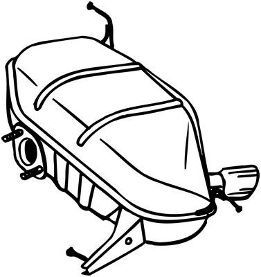 BOSAL Endschalldämpfer (247-043) Thumbnail