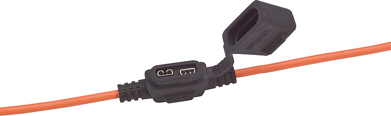 FLACHSICHERUNGSHALTER M. KABEL BIS 30A (3731-000-300) | NORMFEST