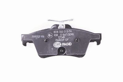 HELLA Bremsbelagsatz, Scheibenbremse (8DB 355 015-741)