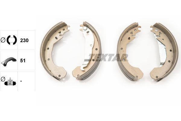 TEXTAR Bremsbackensatz (91033200)