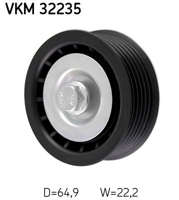 SKF Umlenk-/Führungsrolle, Keilrippenriemen (VKM 32235)
