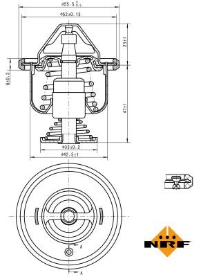 NRF Thermostat, Kühlmittel (725199)