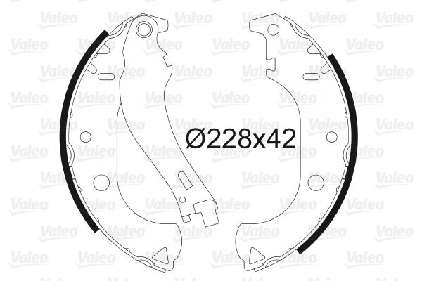 VALEO Bremsbackensatz (562806)