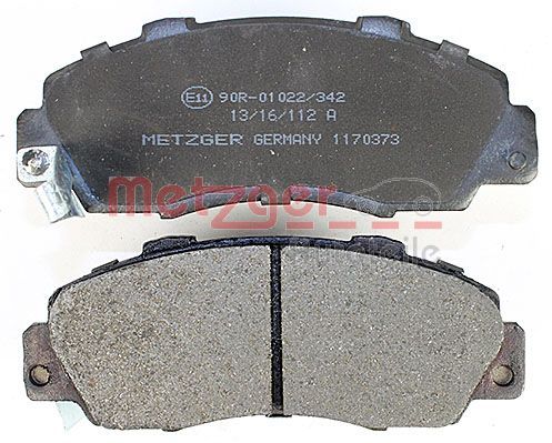 METZGER Bremsbelagsatz, Scheibenbremse (1170373)