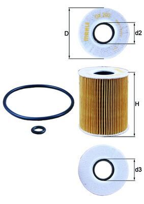 KNECHT Ölfilter (OX 203D)