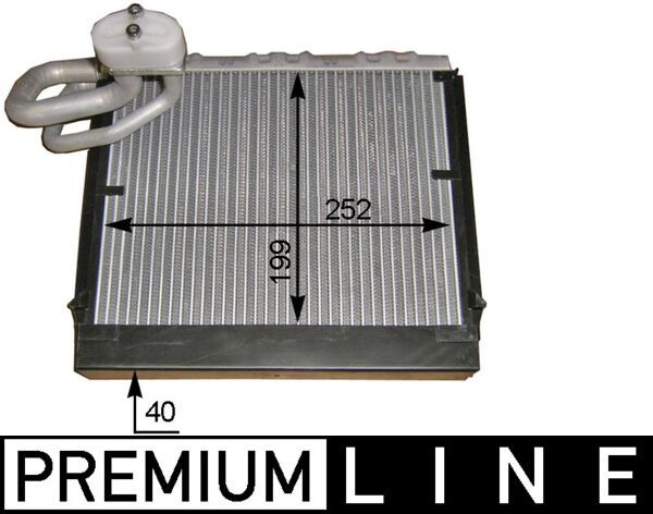 MAHLE Verdampfer, Klimaanlage (AE 106 000P)