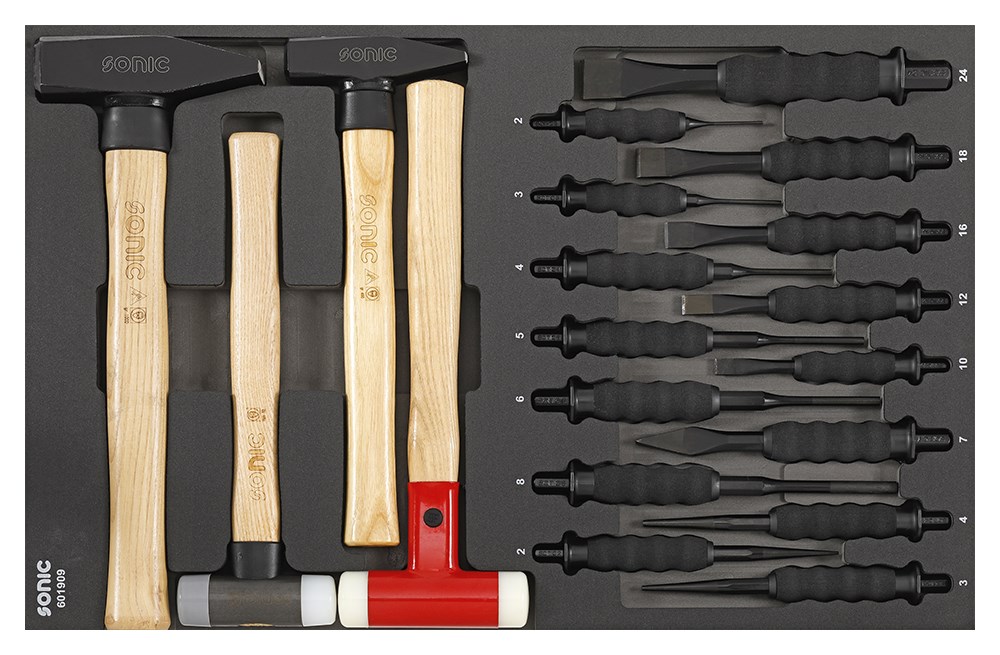 SFS Meißel und Hammer Satz 19-tlg (Heavy Duty)