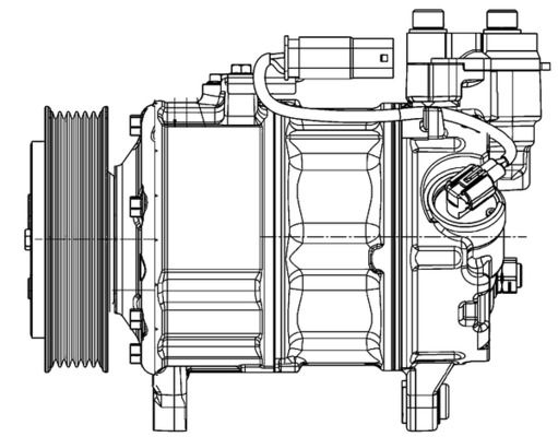 MAHLE Kompressor, Klimaanlage (ACP 596 000S) MAHLE Kompressor, Klimaanlage (ACP 596 000S)