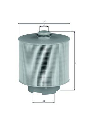 KNECHT Luftfilter (LX 1006/1D)