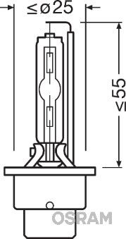 ams-OSRAM Glühlampe, Fernscheinwerfer (66240)