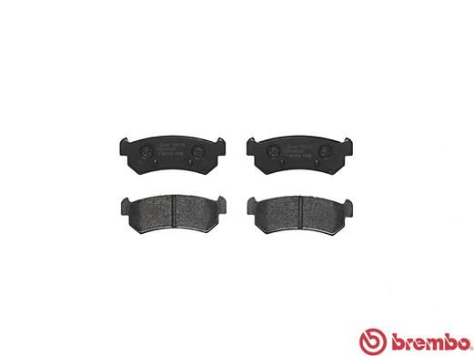 BREMBO Bremsbelagsatz, Scheibenbremse (P 10 001)