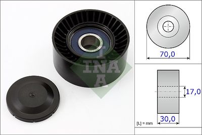 INA Spannrolle, Keilrippenriemen (531 0873 10)