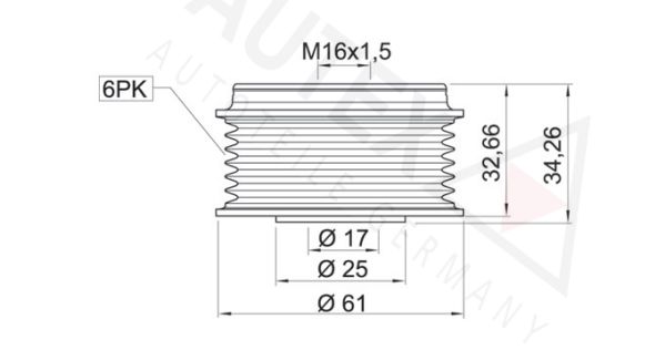 AUTEX Generatorfreilauf (621018)