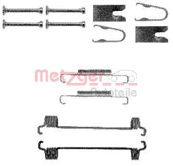 METZGER Zubehörsatz, Feststellbremsbacken (105-0875) 4250032579029 105-0875