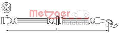 METZGER Bremsschlauch (4110392)