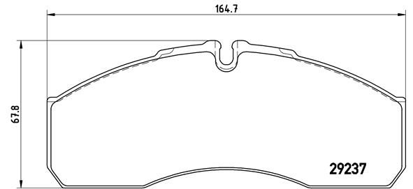 BREMBO Bremsbelagsatz, Scheibenbremse (P 50 083)