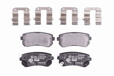 HELLA Bremsbelagsatz, Scheibenbremse (8DB 355 016-221)