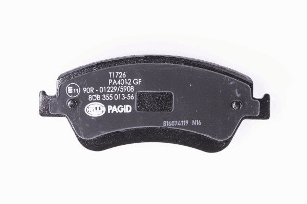 HELLA Bremsbelagsatz, Scheibenbremse (8DB 355 013-561)