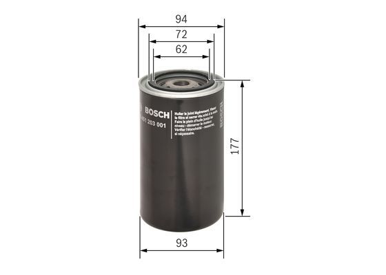 BOSCH Ölfilter (0 451 203 001) BOSCH Ölfilter (0 451 203 001)