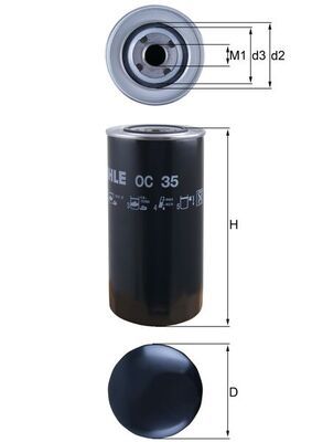 KNECHT Ölfilter (OC 35) KNECHT Ölfilter (OC 35)