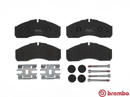BREMBO Bremsbelagsatz, Scheibenbremse (P 50 083)