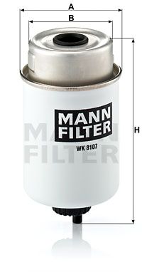 MANN-FILTER Kraftstofffilter (WK 8107)