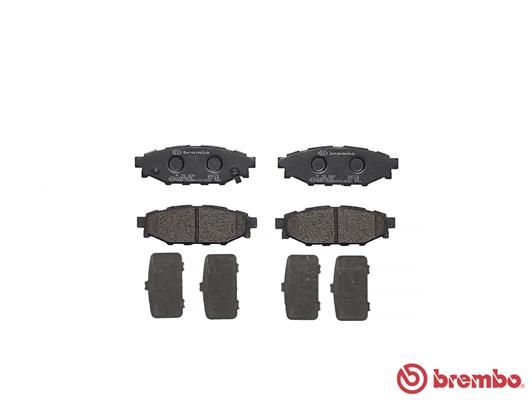 BREMBO Bremsbelagsatz, Scheibenbremse (P 78 020)