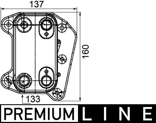 MAHLE Ladeluftkühler (CI 80 000P) MAHLE Ladeluftkühler (CI 80 000P)
