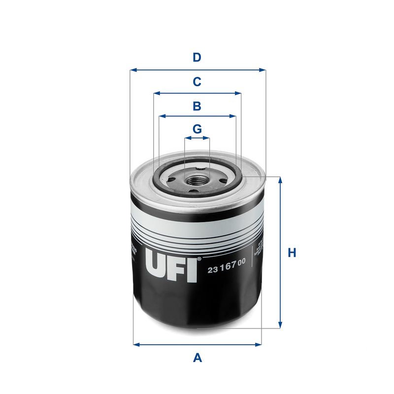 UFI Ölfilter (23.167.00)