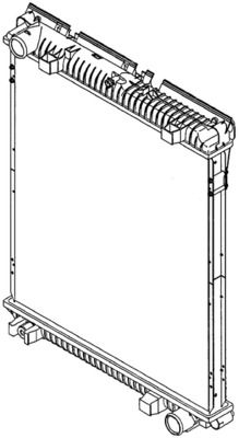 MAHLE Kühler, Motorkühlung (CR 368 001S)