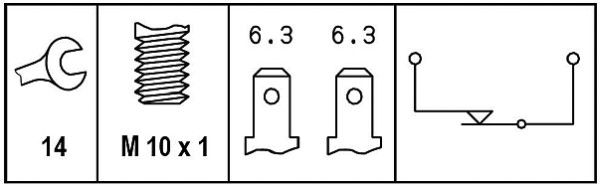 HELLA Bremslichtschalter (6DD 008 622-691) 4082300237016 6DD 008 622-691