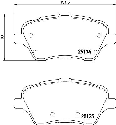 HELLA Bremsbelagsatz, Scheibenbremse (8DB 355 020-621)